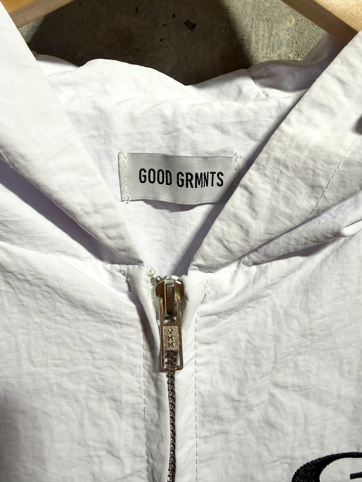 GRMNTS RAIN JACKET (WHITE)