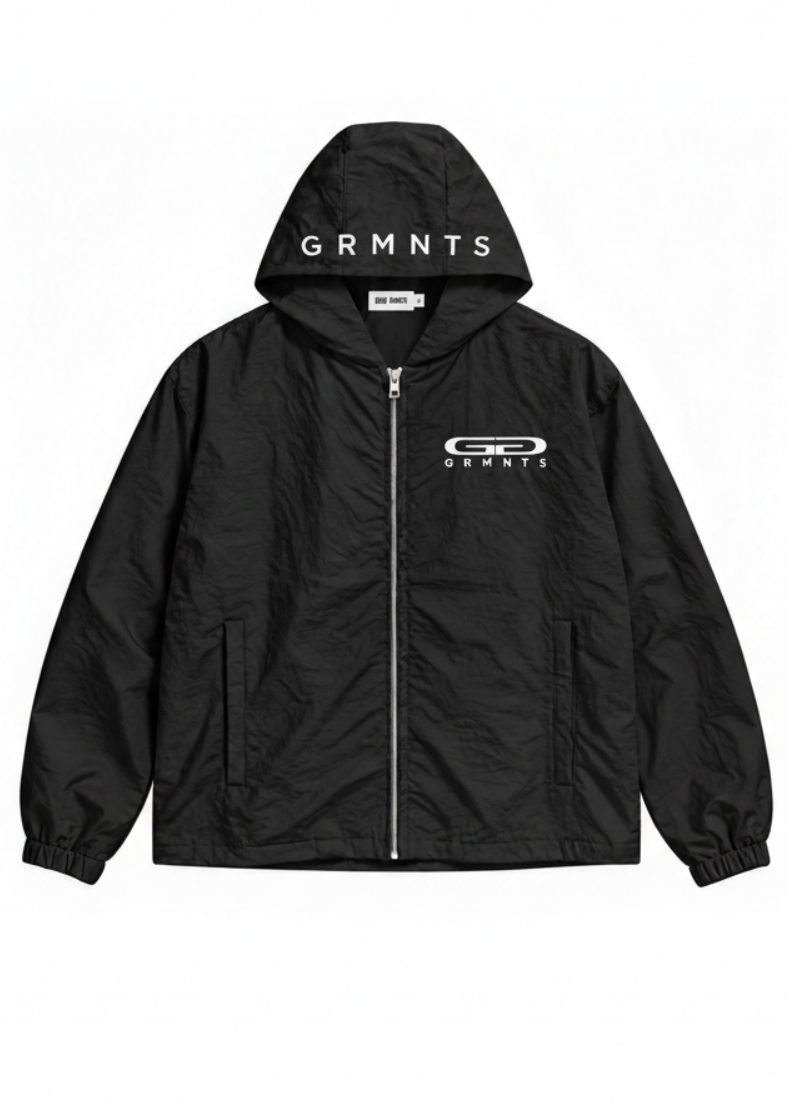 GG RAIN JACKET (BLACK)