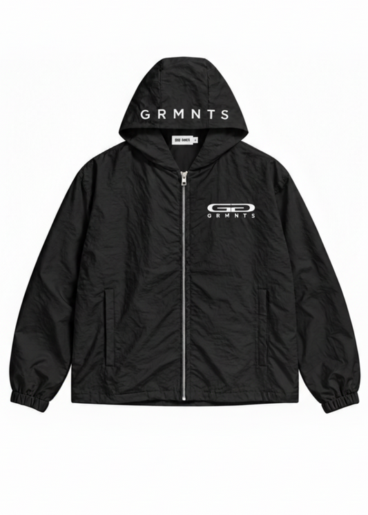 GG RAIN JACKET (BLACK)