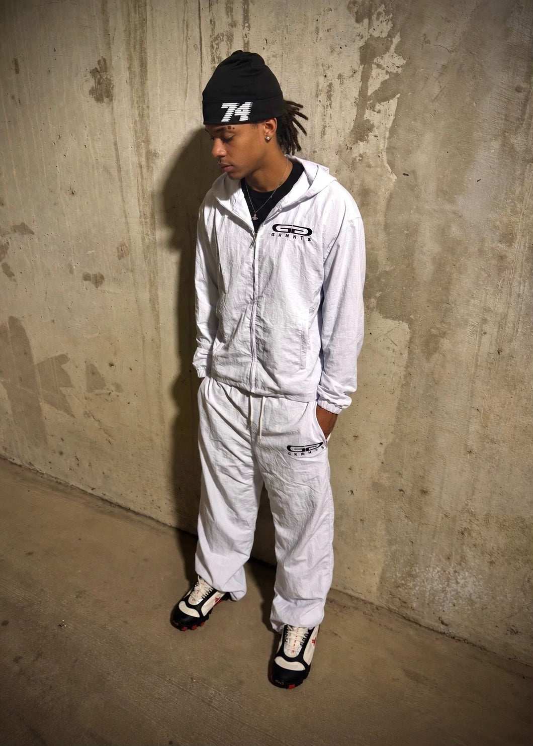 GG RAIN PANTS (WHITE)