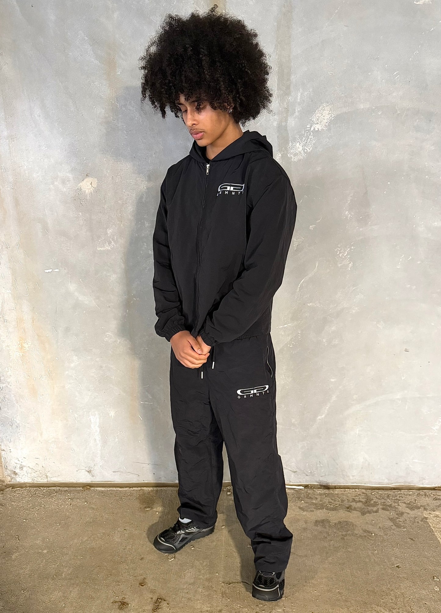 GRMNTS RAIN JACKET (BLACK)