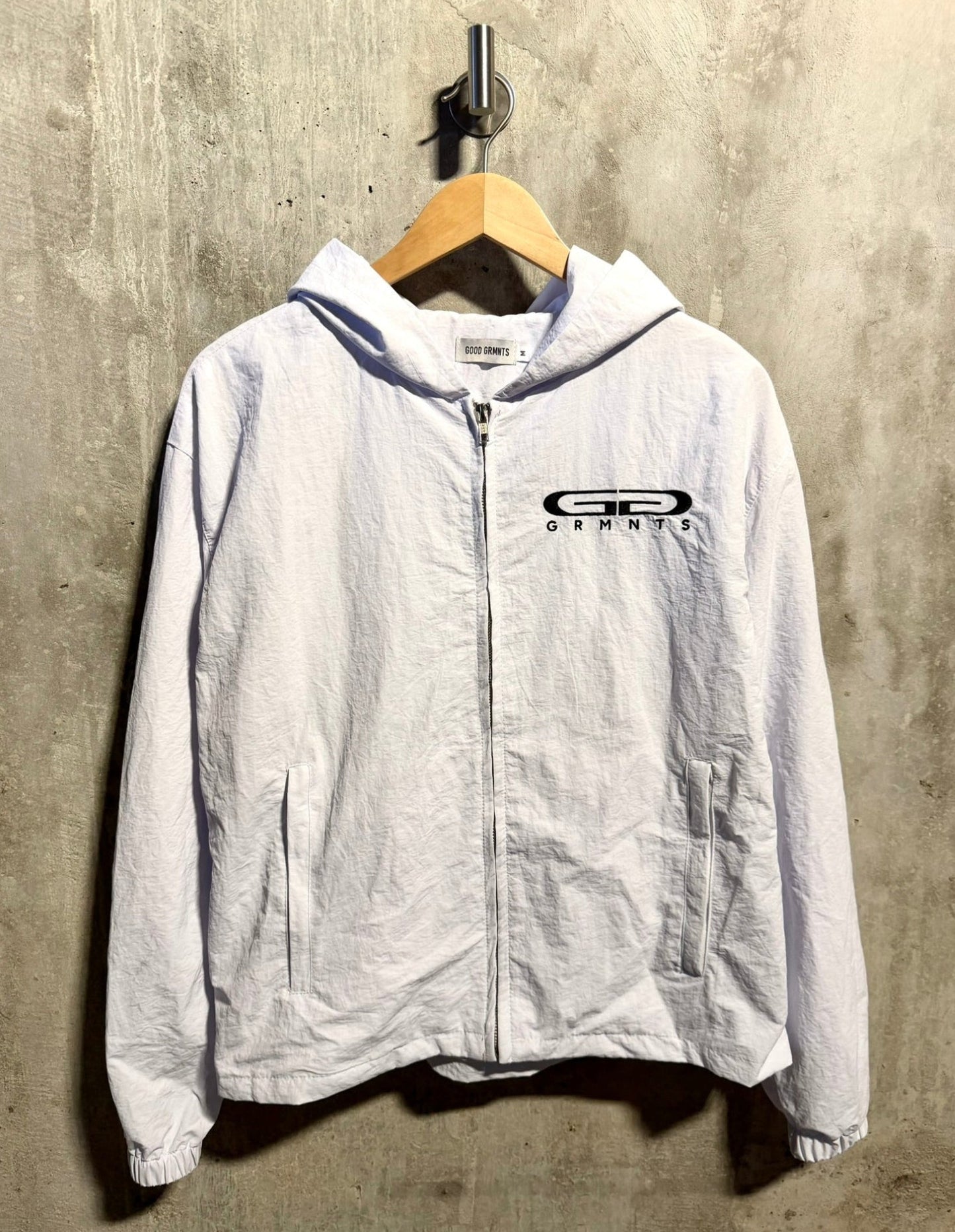 GRMNTS RAIN JACKET (WHITE)